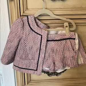 Tweed suit for girl 4T by Janie and Jack.